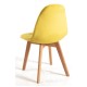 Silla Nordi Terciopelo Amarillo