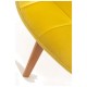Silla Nordi Terciopelo Amarillo