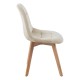 Silla Nordi Terciopelo Beige