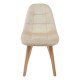 Silla Nordi Terciopelo Beige