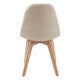 Silla Nordi Terciopelo Beige