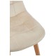 Silla Nordi Terciopelo Beige