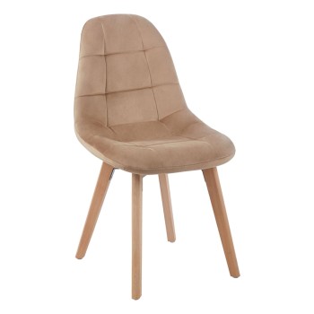Silla Nordi Terciopelo Champán
