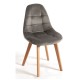 Silla Nordi Terciopelo Gris claro