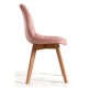 Silla Nordi Terciopelo Rosa