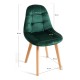 Silla Nordi Terciopelo Verde