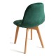 Silla Nordi Terciopelo Verde