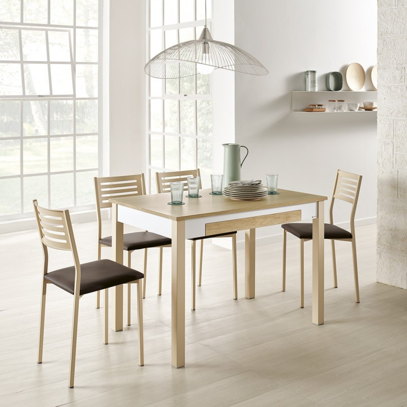 Mesa Delta laminado Fija
